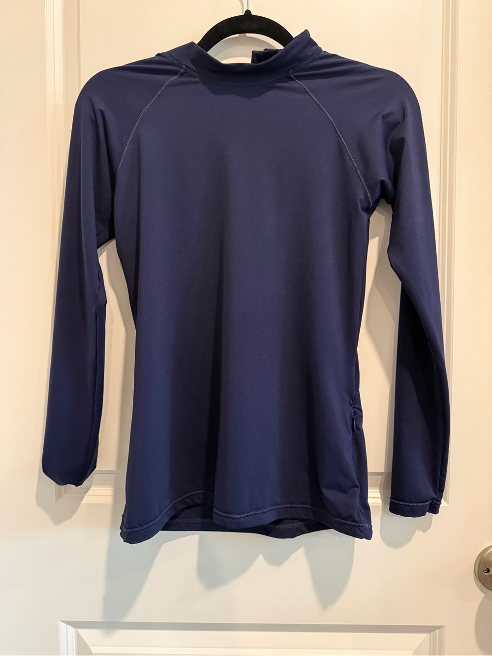Athleta Navy Blue Long-Sleeve Women's Swim Coverup